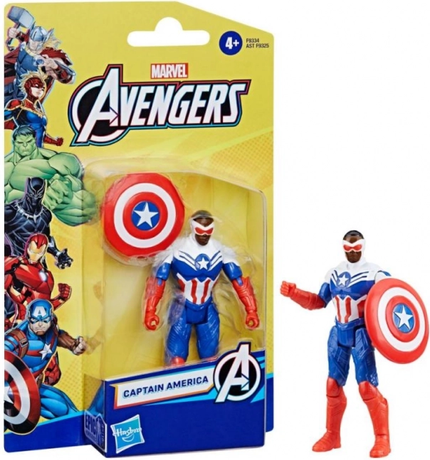 Figura Capitan America con Accessori 10 cm - Avengers