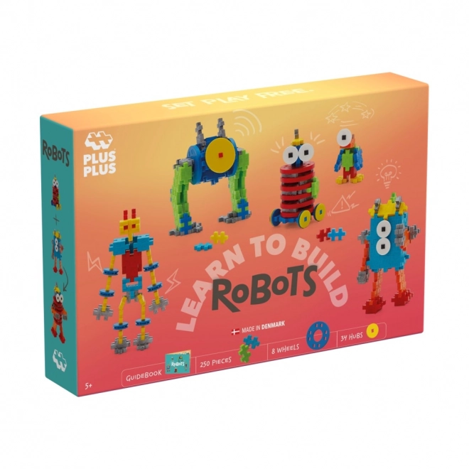 Set creativo Plus-Plus impara a costruire robot