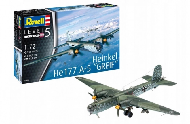 Modello in plastica Heinkel HE177 A-5 Greif