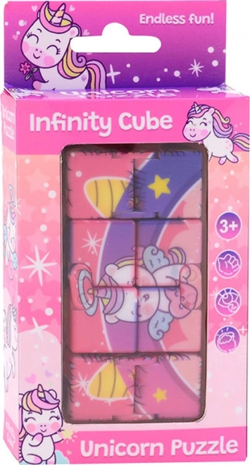 Cubo pieghevole unicorno