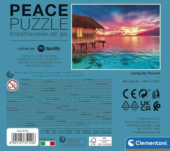 Puzzle Clementoni Peace: Vivi il Momento 500 pezzi