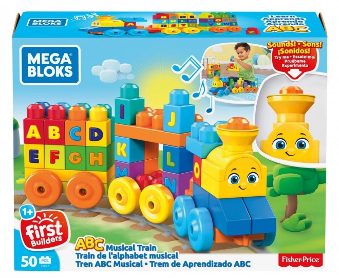 Mega Bloks Trenino Musicale con Lettere