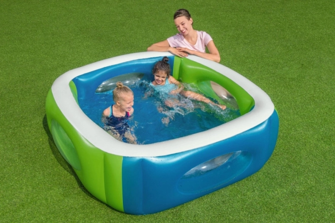 Piscina gonfiabile per bambini con finestre panoramiche