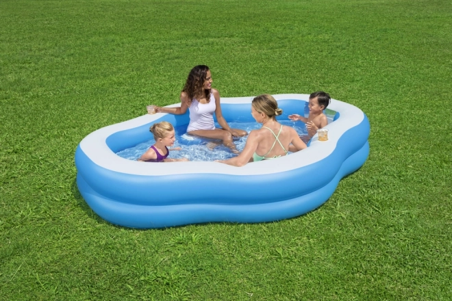 Piscina Gonfiabile Familiare BESTWAY con Finestre e Sedile