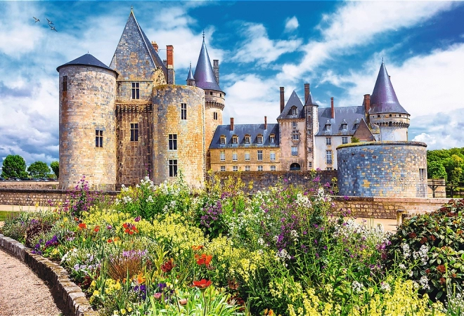 Puzzle 2 in 1 Castello di Sully-sur-Loire con Colla