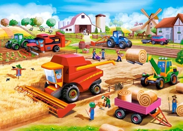 Puzzle Castorland Lavori in Fattoria 60 Pezzi