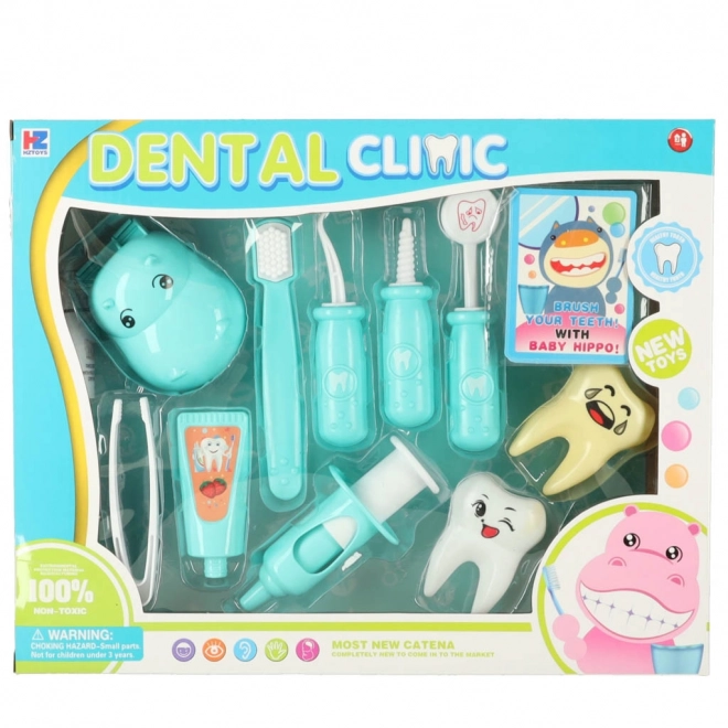 Set medico dentista ippopotamo