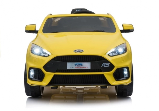 Auto elettrico bambini Ford Focus RS giallo