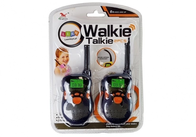 Walkie Talkie per bambini con portata di 100 m blu