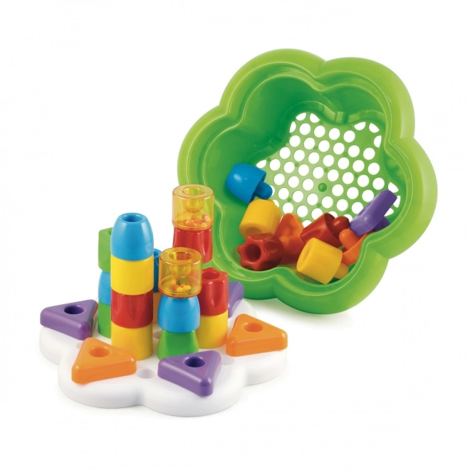 Puzzle scatola Daisy con pioli grossi, 28 pezzi