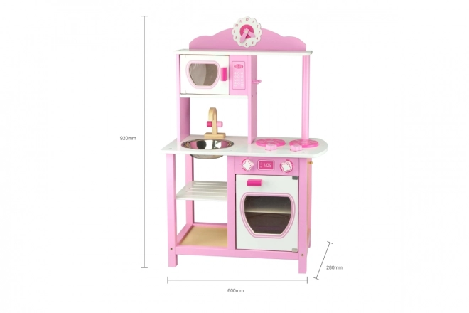 Cucina in legno per principesse