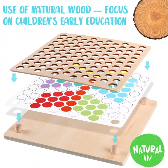 Palle Colorate Woopie Mosaico e Sorter Montessori
