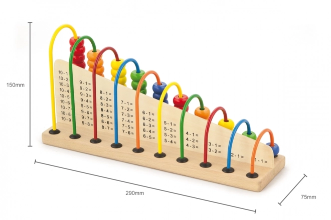 Contatore in legno per bambini