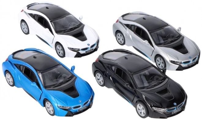 Modello in metallo BMW i8 in scala 1:36