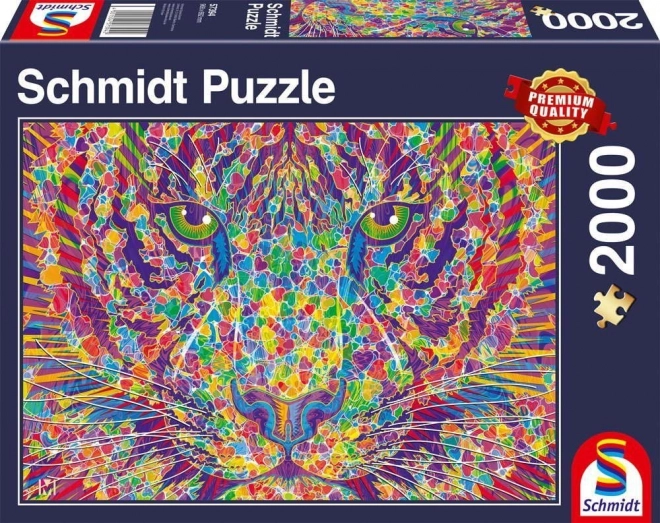 Puzzle Divokost nel cuore della tigre 2000 pezzi