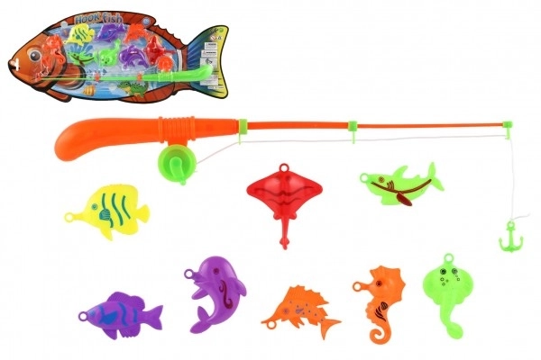 Gioco Pesca con Canna 42cm in Plastica