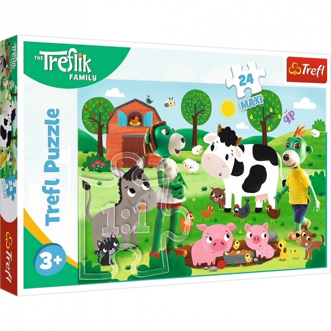 Puzzle maxi - La famiglia Treflik