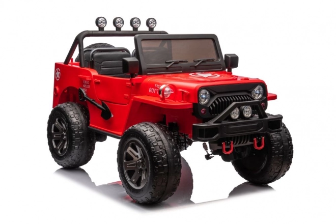 Auto Elettrico 4x4 Rosso per Bambini