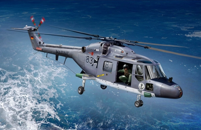 Modello elicottero Westland Lynx MK.88A in plastica 1/72