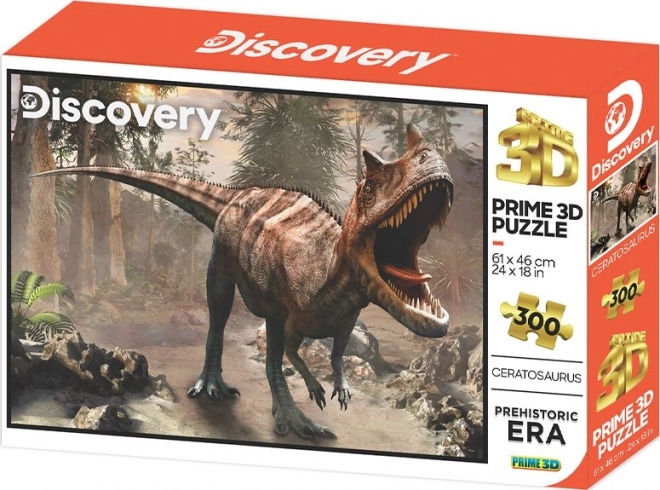 Puzzle 3D Discovery Ceratosaurus 300 pezzi