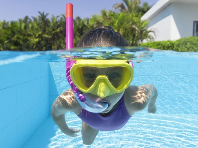 Maschera da snorkeling Bestway per bambini – Giallo