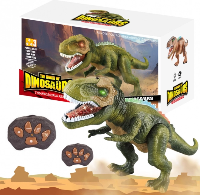 Dino T-Rex telecomandato con luci e suoni
