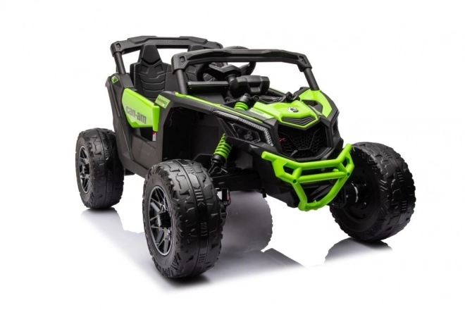 Auto a batteria buggy verde Can-Am