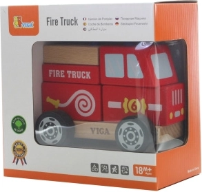 Puzzle in legno camion dei pompieri VIGA