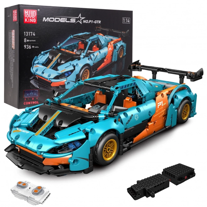 Kit modello auto sportiva con costruzioni