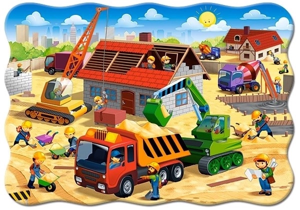 Puzzle Casa in Costruzione 30 Pezzi