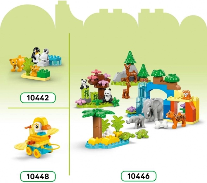 Costruzioni LEGO DUPLO 3 in 1: Dinosauri su Ruote