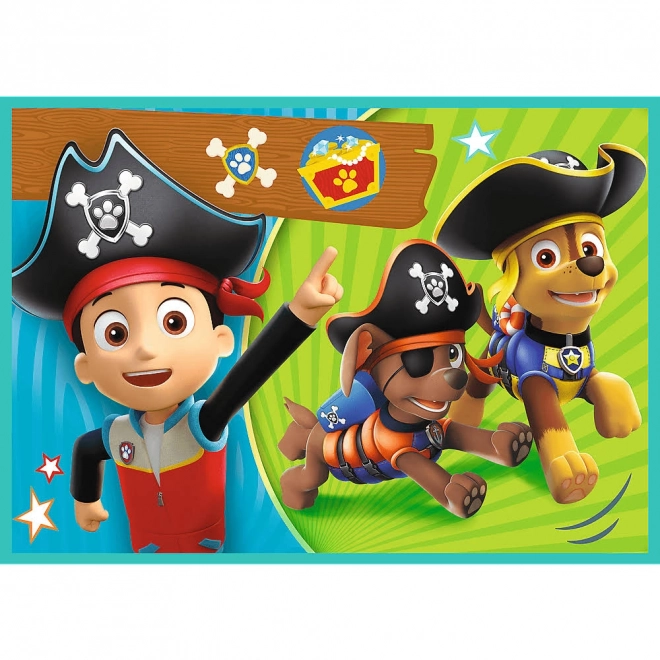 Puzzle 4w1 La Spassosa Squadra di Paw Patrol