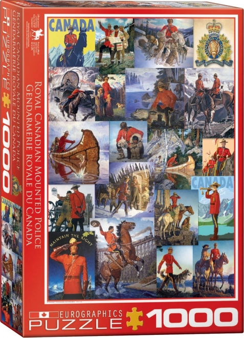 Puzzle Collage della Polizia Reale Canadese 1000 Pezzi