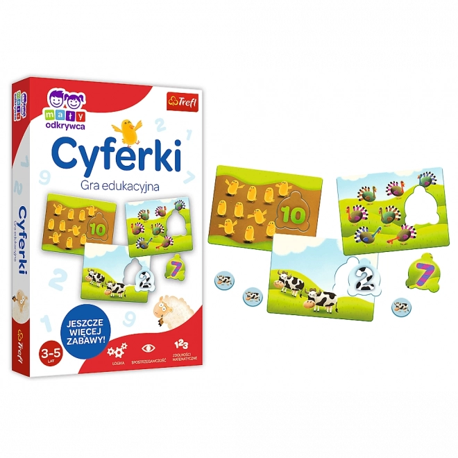 Gioco educativo Numeri della serie Piccolo Esploratore Trefl
