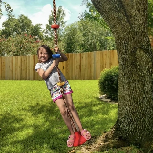 Altalena Kruzzel con corda per arrampicata per bambini