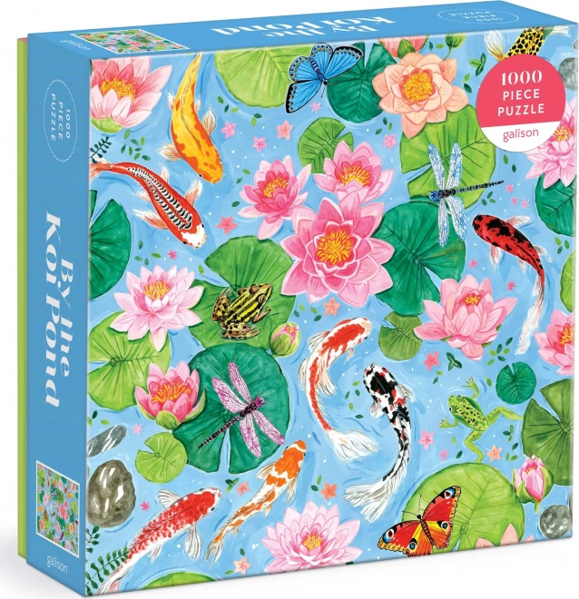 Puzzle stagno di koi 1000 pezzi Galison