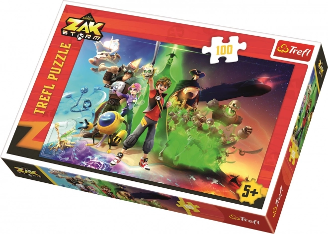 Puzzle Zak Storm: Conquista dei mari 100 pezzi