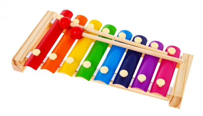 Cymbali in Legno per Bambini 3+ Arcobaleno