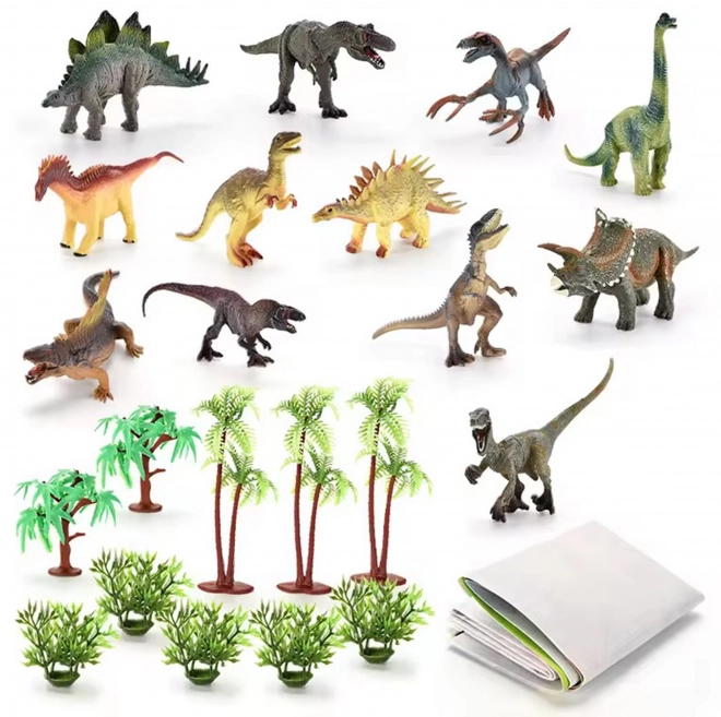 Parco dei Dinosauri con Figurine e Accessori