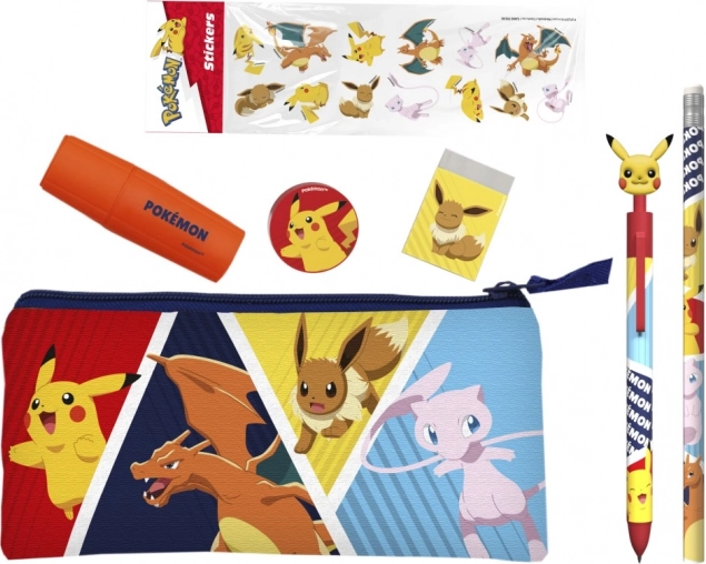 Set scolastico Pokémon con adesivi