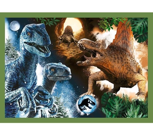 Puzzle dinosauri pericolosi Jurassic World