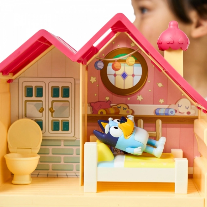 Set figurine mini casa della famiglia Bluey