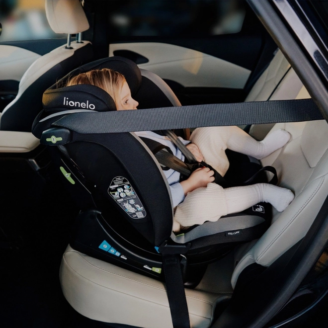 Seggiolino Auto per Bambini Lionelo Aart i-Size Nero Rosso 40-150 cm