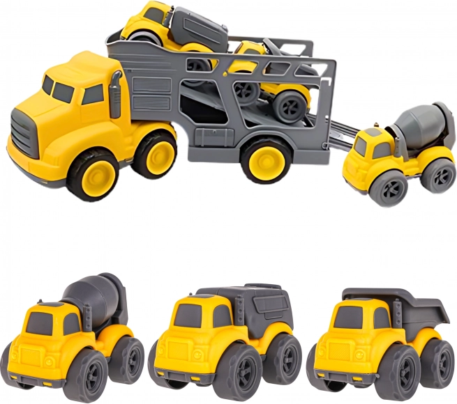 Set di veicoli da costruzione Woopie 4in1