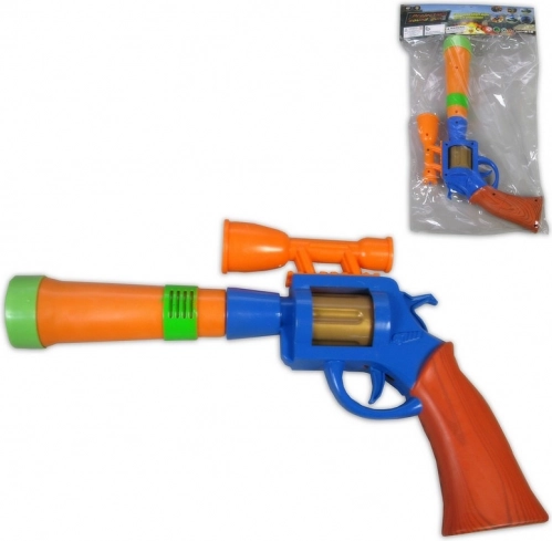 Pistola di plastica per piccoli combattenti