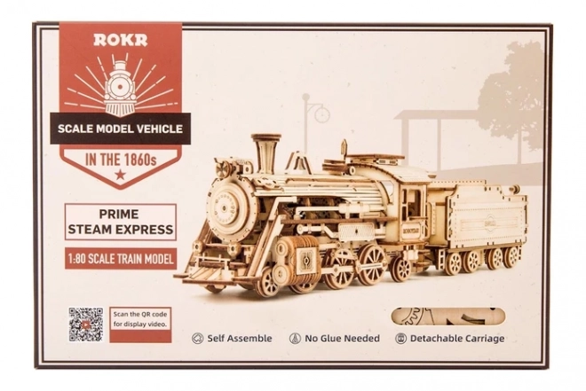 Puzzle in legno 3D Prime Steam Express - 308 pezzi