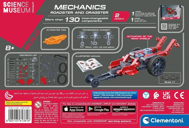 Laboratorio Meccanico Roadster e Dragster Clementoni