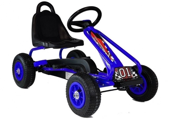 Gokart a pedali per bambini blu