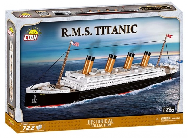 Modellino Titanic in scala 1:450, 722 pezzi