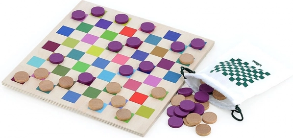 Dama in Legno Multicolore Vilac